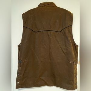 XL Outback Trading Company - Oilskin Leather Vest - Waterproof